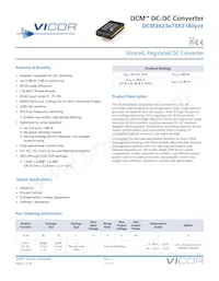 DCM3623T75X3180T00 Datasheet Cover