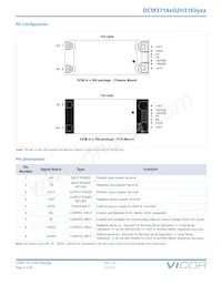 DCM3714BD2H31E0C05 Datasheet Pagina 3