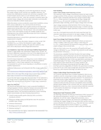 DCM3714VD2K26E0M01 Datasheet Pagina 17