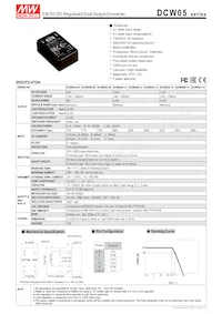 DCW05C-15 Datasheet Cover