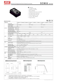 DCW08C-05 Datasheet Cover
