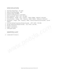 DFR0185-GY Datasheet Page 2