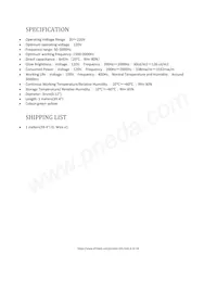 DFR0185-GY Datasheet Pagina 2