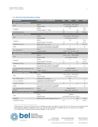 DP7010G數據表 頁面 3