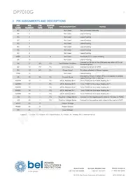 DP7010G Datasheet Pagina 7