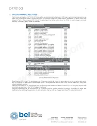 DP7010G Datasheet Pagina 9