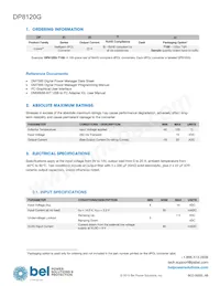 DP8120G-T100 Datenblatt Seite 2