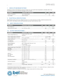 DP8160G-T050 Datasheet Page 2