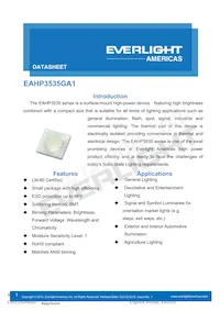 EAHP3535GA1 Datasheet Cover
