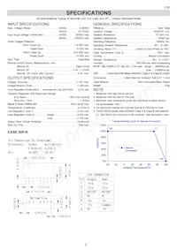 EC3SAW-48D15P Datasheet Pagina 2