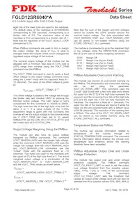 FGLD12SR6040PA Datasheet Pagina 16