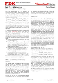 FGLD12SR6040PA Datasheet Pagina 17