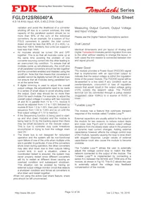 FGLS12SR6040PA Datasheet Page 12