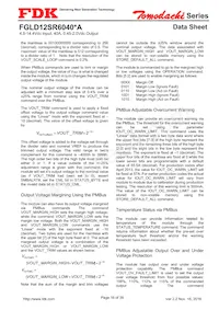 FGLS12SR6040PA Datasheet Pagina 16