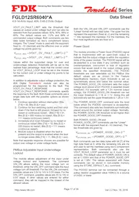 FGLS12SR6040PA Datasheet Page 17