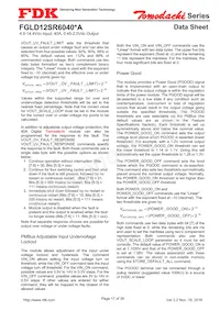 FGLS12SR6040PA Datasheet Pagina 17