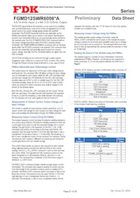 FGMD12SWR6006PA Datasheet Pagina 21