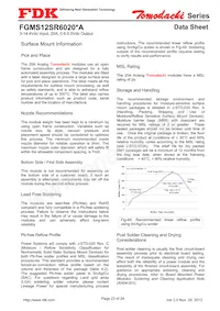 FGMS12SR6020PA Datasheet Page 23