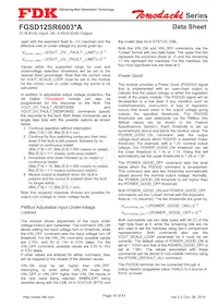 FGSD12SR6003PA Datasheet Page 16