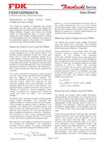 FGSD12SR6003PA Datasheet Page 17