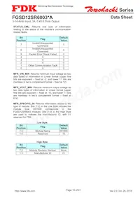 FGSD12SR6003PA Datasheet Page 19