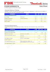 FGSR12SR6003PA Datasheet Pagina 2