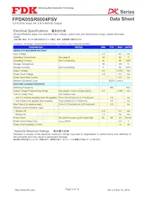 FPDK05SR8004PSV Datenblatt Seite 2