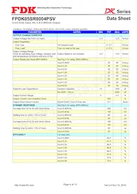 FPDK05SR8004PSV Datasheet Pagina 4