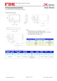 FPDK05SR8004PSV Datasheet Page 12