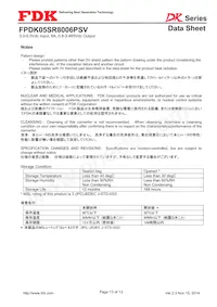 FPDK05SR8006PSV Datasheet Pagina 13