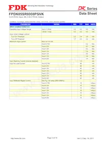 FPDK05SR8008PSVK Datasheet Page 3