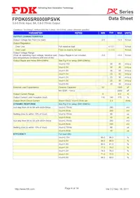 FPDK05SR8008PSVK Datasheet Page 4