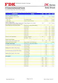 FPDK05SR8008PSVK Datasheet Pagina 4