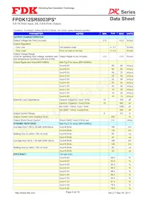 FPDK12SR8003PSV Datasheet Pagina 4