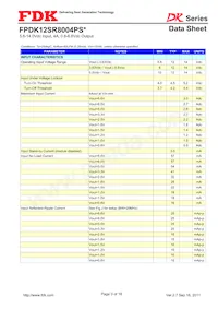 FPDK12SR8004PSV Datasheet Page 3