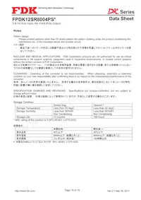 FPDK12SR8004PSV Datasheet Pagina 16