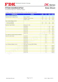 FPDK18S5R003PSV Datasheet Pagina 3