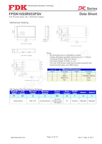 FPDK18S5R003PSV 데이터 시트 페이지 12