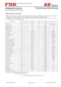 FPKD48T01208PA Datasheet Pagina 17