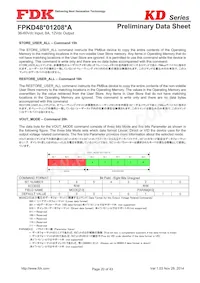 FPKD48T01208PA Datasheet Pagina 20