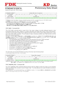 FPKD48T01208PA Datasheet Pagina 22