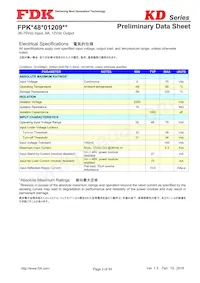 FPKD48T01209NL Datasheet Page 2