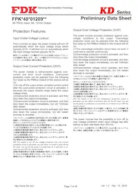 FPKD48T01209NL Datasheet Page 7