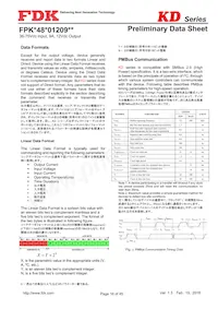 FPKD48T01209NL Datasheet Pagina 16