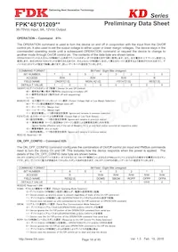 FPKD48T01209NL Datasheet Pagina 18