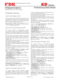 FPKD48T01806PA Datasheet Page 7