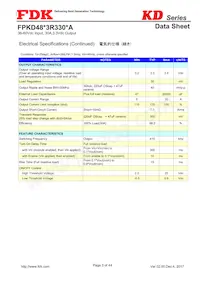 FPKD48T3R330PA Datasheet Pagina 3