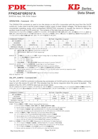 FPKD48T6R016PA Datasheet Page 18