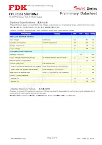 FPLR36T5R010NJ Datasheet Pagina 2