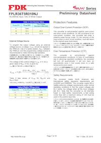 FPLR36T5R010NJ Datasheet Pagina 7